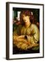 Lady of the Window; La Donna Della Finestra-Dante Gabriel Rossetti-Framed Art Print