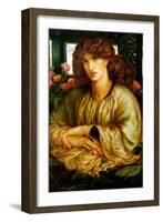 Lady of the Window; La Donna Della Finestra-Dante Gabriel Rossetti-Framed Art Print