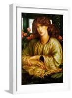 Lady of the Window; La Donna Della Finestra-Dante Gabriel Rossetti-Framed Art Print