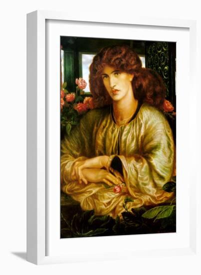 Lady of the Window; La Donna Della Finestra-Dante Gabriel Rossetti-Framed Art Print