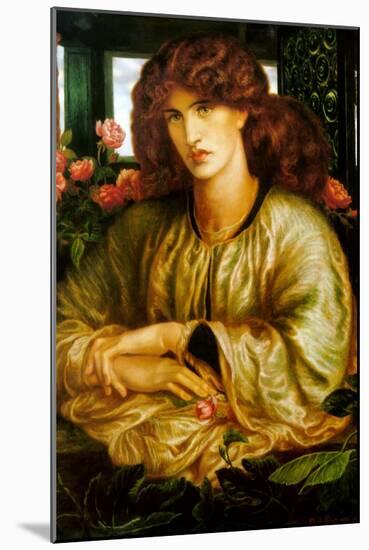 Lady of the Window; La Donna Della Finestra-Dante Gabriel Rossetti-Mounted Art Print