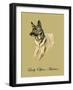 Lady Olfina The Alsatian-Lucy Dawson-Framed Art Print