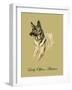 Lady Olfina The Alsatian-Lucy Dawson-Framed Art Print