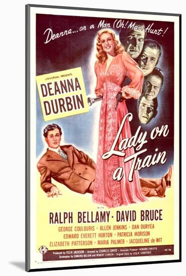 Lady on a Train - Movie Poster Reproduction-null-Mounted Photo