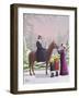 Lady on Horseback-Peter Szumowski-Framed Premium Giclee Print