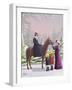 Lady on Horseback-Peter Szumowski-Framed Premium Giclee Print