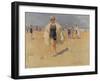 Lady on the Beach at Viareggio-Isaac Isra?ls-Framed Giclee Print