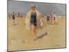 Lady on the Beach at Viareggio-Isaac Isra?ls-Mounted Giclee Print