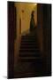 Lady on the Staircase-Caspar David Friedrich-Mounted Giclee Print