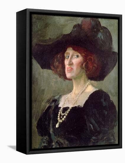 Lady Ottoline Morrell, 1919-Augustus Edwin John-Framed Stretched Canvas