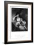 Lady Paela Fitzgerald-George Romney-Framed Art Print
