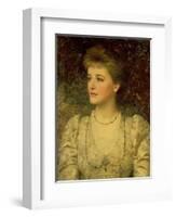 Lady Palmer-Frank Bernard Dicksee-Framed Giclee Print