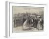 Lady Palmerston Cutting the First Turf of the East and West Junction Railway at Towcester-null-Framed Giclee Print