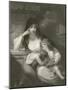 Lady Pamela Fitzgerald, the Widow of Lord Edward Fitzgerald and Her Children-George Romney-Mounted Giclee Print