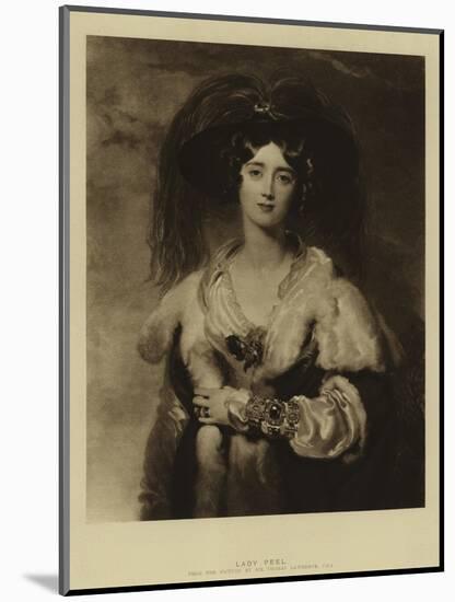 Lady Peel-Thomas Lawrence-Mounted Giclee Print