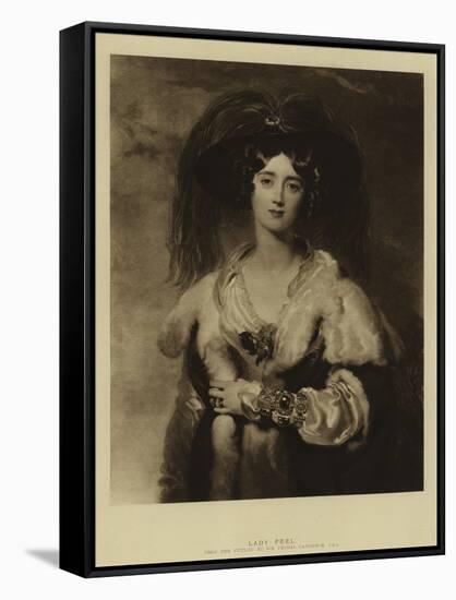 Lady Peel-Thomas Lawrence-Framed Stretched Canvas