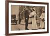 Lady Pilkington selling roses at the first anniversary of Alexandra Rose Day, 25 June, 1913 (1935)-Unknown-Framed Photographic Print