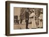 Lady Pilkington selling roses at the first anniversary of Alexandra Rose Day, 25 June, 1913 (1935)-Unknown-Framed Photographic Print