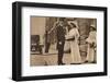 Lady Pilkington selling roses at the first anniversary of Alexandra Rose Day, 25 June, 1913 (1935)-Unknown-Framed Photographic Print