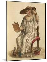 Lady Putting on Her Make-Up-Jan van Grevenbroeck-Mounted Giclee Print