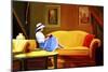 Lady Reading 1-Ata Alishahi-Mounted Giclee Print