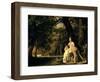 Lady Reading in a Park, circa 1768-70-George Stubbs-Framed Giclee Print