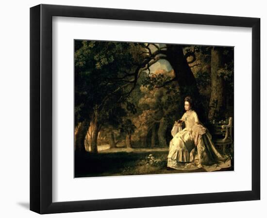 Lady Reading in a Park, circa 1768-70-George Stubbs-Framed Giclee Print