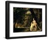 Lady Reading in a Park, circa 1768-70-George Stubbs-Framed Giclee Print