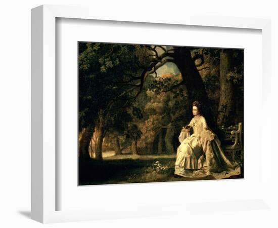 Lady Reading in a Park, circa 1768-70-George Stubbs-Framed Giclee Print