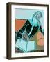 Lady Reading-Sharyn Bursic-Framed Photographic Print