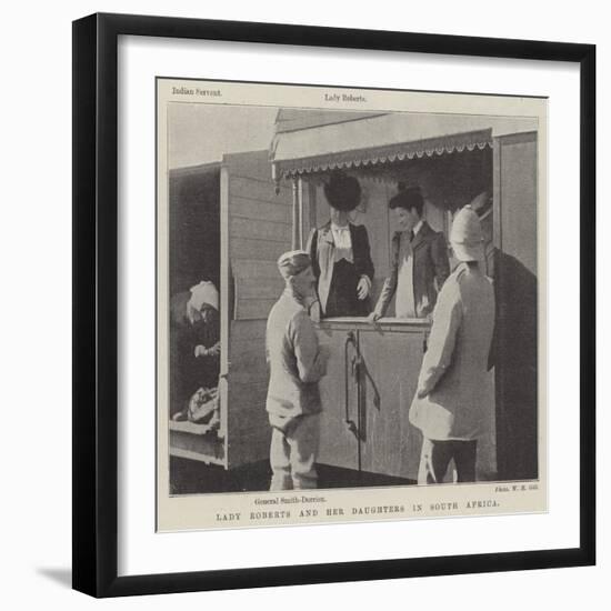 Lady Roberts and Her Daughters in South Africa-null-Framed Giclee Print