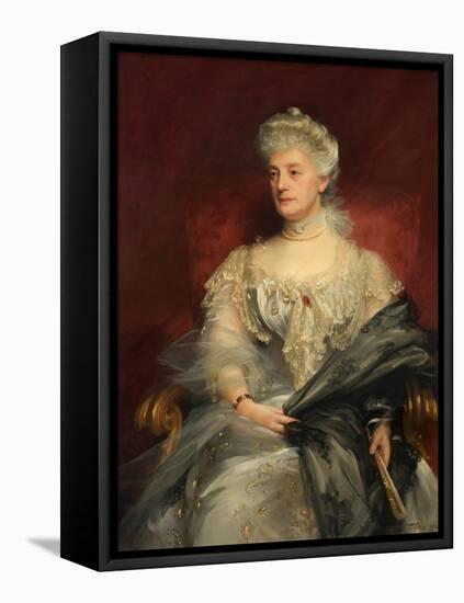 Lady Royds, 1908-Sir Samuel Luke Fildes-Framed Stretched Canvas