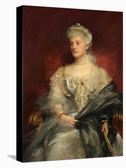 Lady Royds, 1908-Sir Samuel Luke Fildes-Stretched Canvas