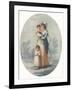 'Lady Rushout and Children', c1795-Charles Knight-Framed Giclee Print