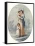 'Lady Rushout and Children', c1795-Charles Knight-Framed Stretched Canvas