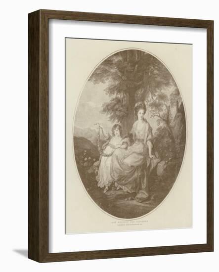 Lady Rushout and Daughter-Angelica Kauffmann-Framed Giclee Print