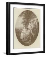 Lady Rushout and Daughter-Angelica Kauffmann-Framed Giclee Print