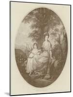 Lady Rushout and Daughter-Angelica Kauffmann-Mounted Giclee Print