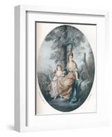 Lady Rushout and Her Daughter, 1784, (1902)-Thomas Burke-Framed Giclee Print
