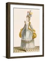 Lady's Ball Gown, Engraved by Dupin, from 'Galeries Des Modes Et Costumes Francais', 1778-Pierre Thomas Le Clerc-Framed Giclee Print