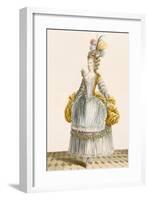 Lady's Ball Gown, Engraved by Dupin, from 'Galeries Des Modes Et Costumes Francais', 1778-Pierre Thomas Le Clerc-Framed Giclee Print