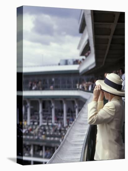 Lady's Hats, Derby Day at Churchill Downs Race Track, Louisville, Kentucky, USA-Michele Molinari-Stretched Canvas