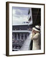 Lady's Hats, Derby Day at Churchill Downs Race Track, Louisville, Kentucky, USA-Michele Molinari-Framed Photographic Print