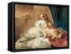 Lady's Pet, 1855-William Dexter-Framed Stretched Canvas