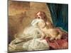 Lady's Pet, 1855-William Dexter-Mounted Giclee Print