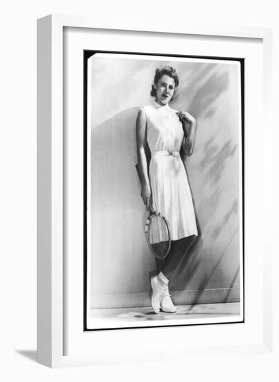 Lady's Tennis Outfit-null-Framed Photographic Print