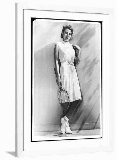 Lady's Tennis Outfit-null-Framed Photographic Print