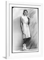 Lady's Tennis Outfit-null-Framed Photographic Print