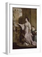 Lady Sarah Bunbury Sacrificing to the Graces, 1763-65-Joshua Reynolds-Framed Giclee Print