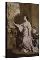 Lady Sarah Bunbury Sacrificing to the Graces, 1763-65-Joshua Reynolds-Stretched Canvas